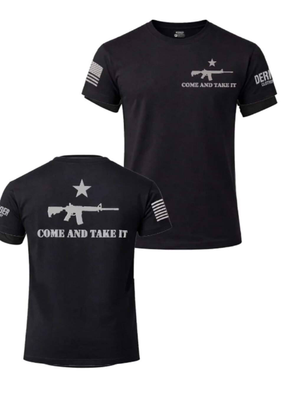 Mens Come & Take it T-Shirt - Black